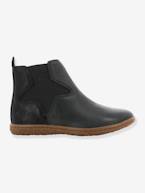 Botas para menina Vermillon da KICKERS® efeito irisado Azul escuro liso+Preto escuro liso 