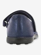 Sapatos para menina Ambellie, Kickers® Azul escuro metalizado+Bege claro liso+Castanho medio metalizado 