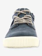 Sapatilhas de cano subido, para menino, Posture da KICKERS® Azul escuro liso+Castanho medio liso 