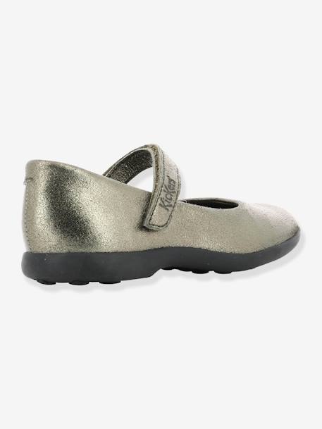 Sapatos para menina Ambellie, Kickers® Azul escuro metalizado+Bege claro liso+Castanho medio metalizado 