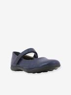 Sapatos para menina Ambellie, Kickers® Azul escuro metalizado+Bege claro liso+Castanho medio metalizado 