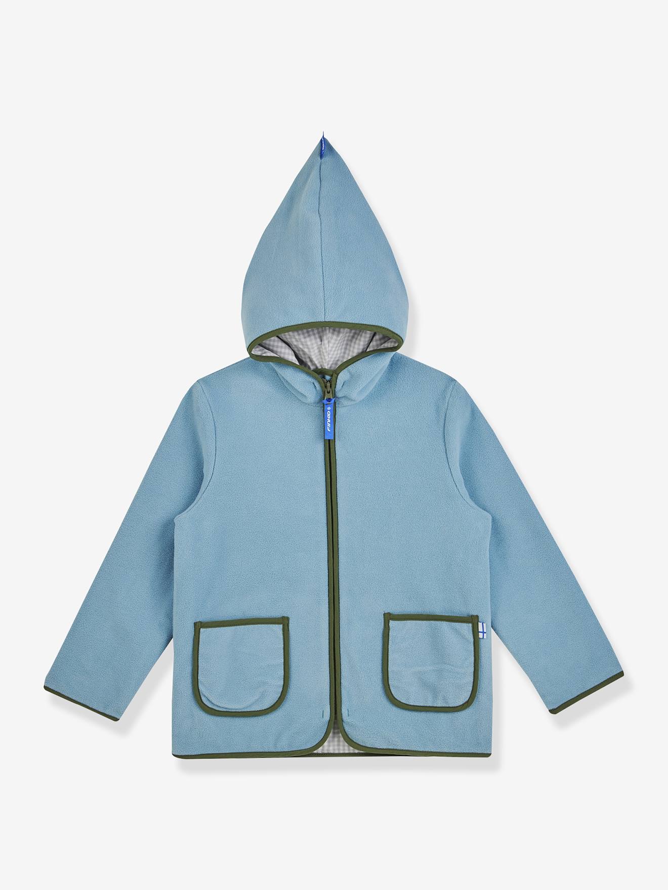 Casaco polar para criança TONTTU finkid, interior zip-in azul-acinzentado