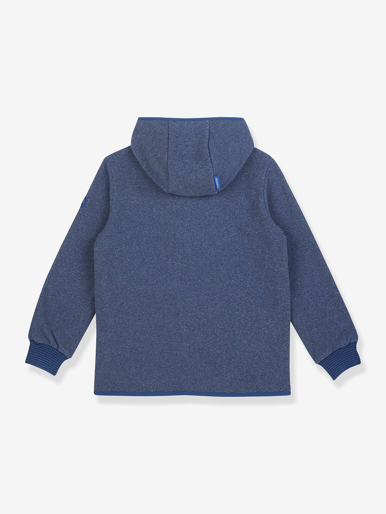 Casaco polar tricotado para menina TONTTU KNIT finkid, interior zip-in marinho