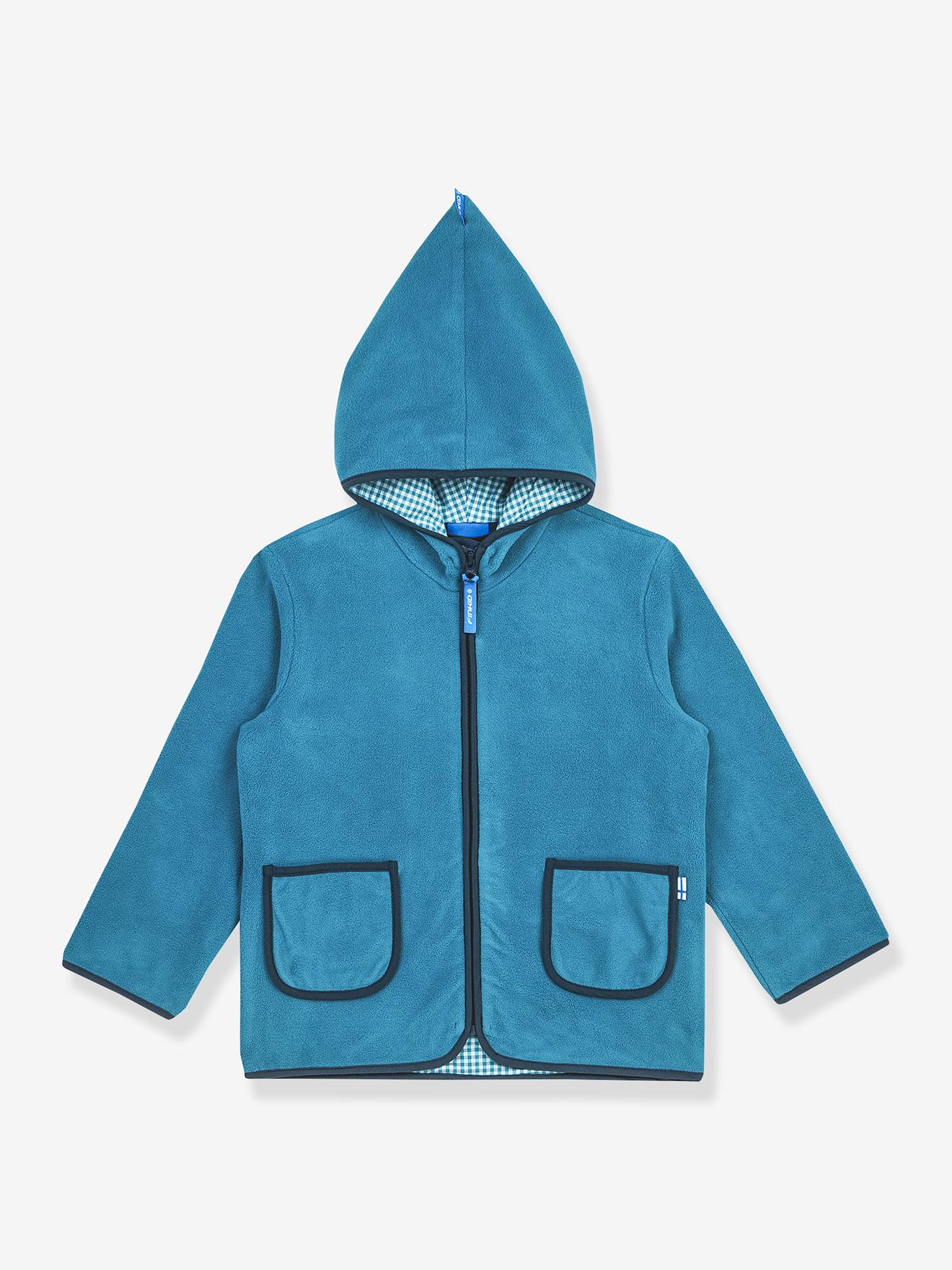 Casaco polar para criança TONTTU finkid, interior zip-in azul-oceano