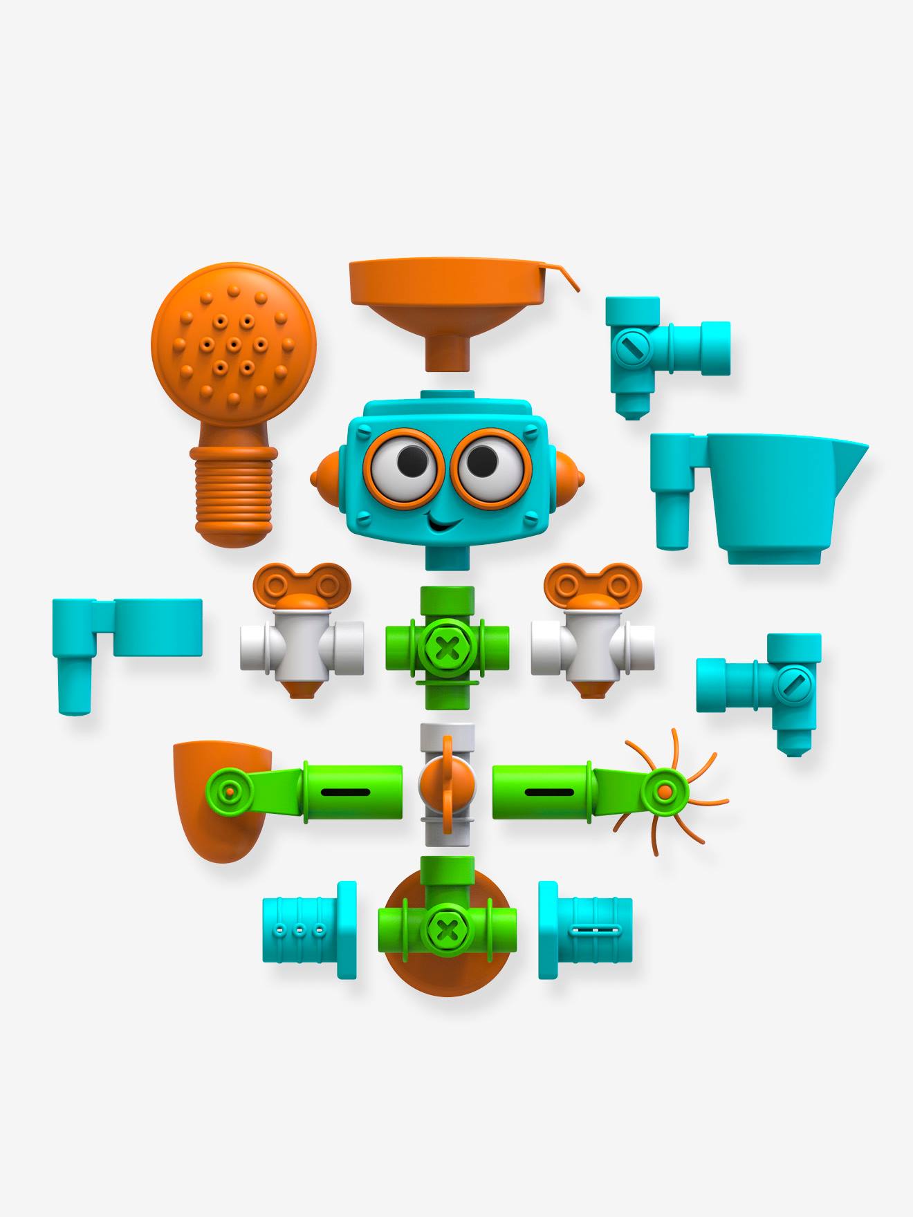 Robot para o banho com várias atividades, da SENSORY azul claro bicolor/multicolor 