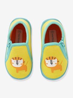 Calçado-Calçado bebé (16-26)-Pantufas com fecho, para menino