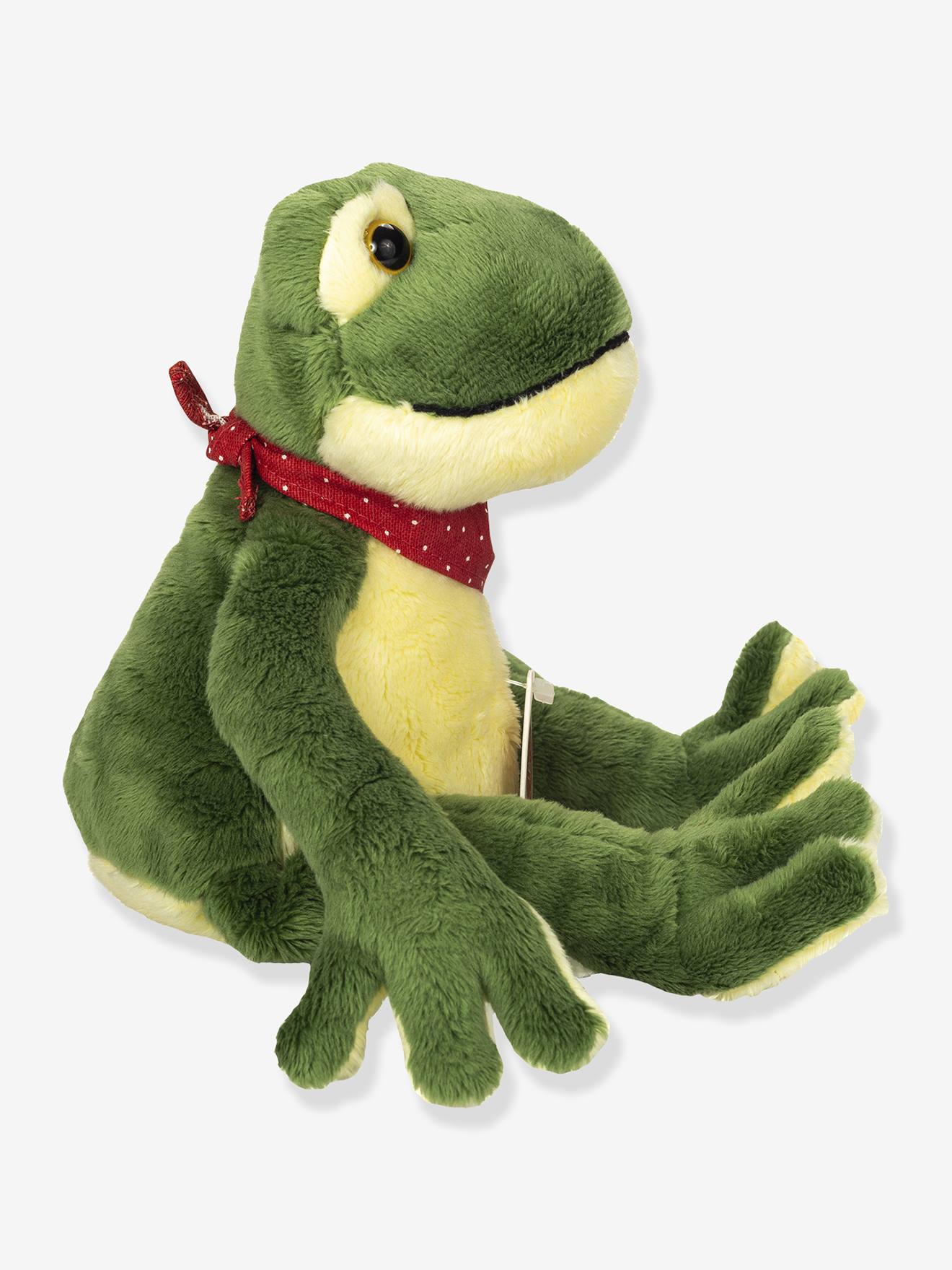 Peluche Rã Flexível 28 cm Teddy Hermann verde