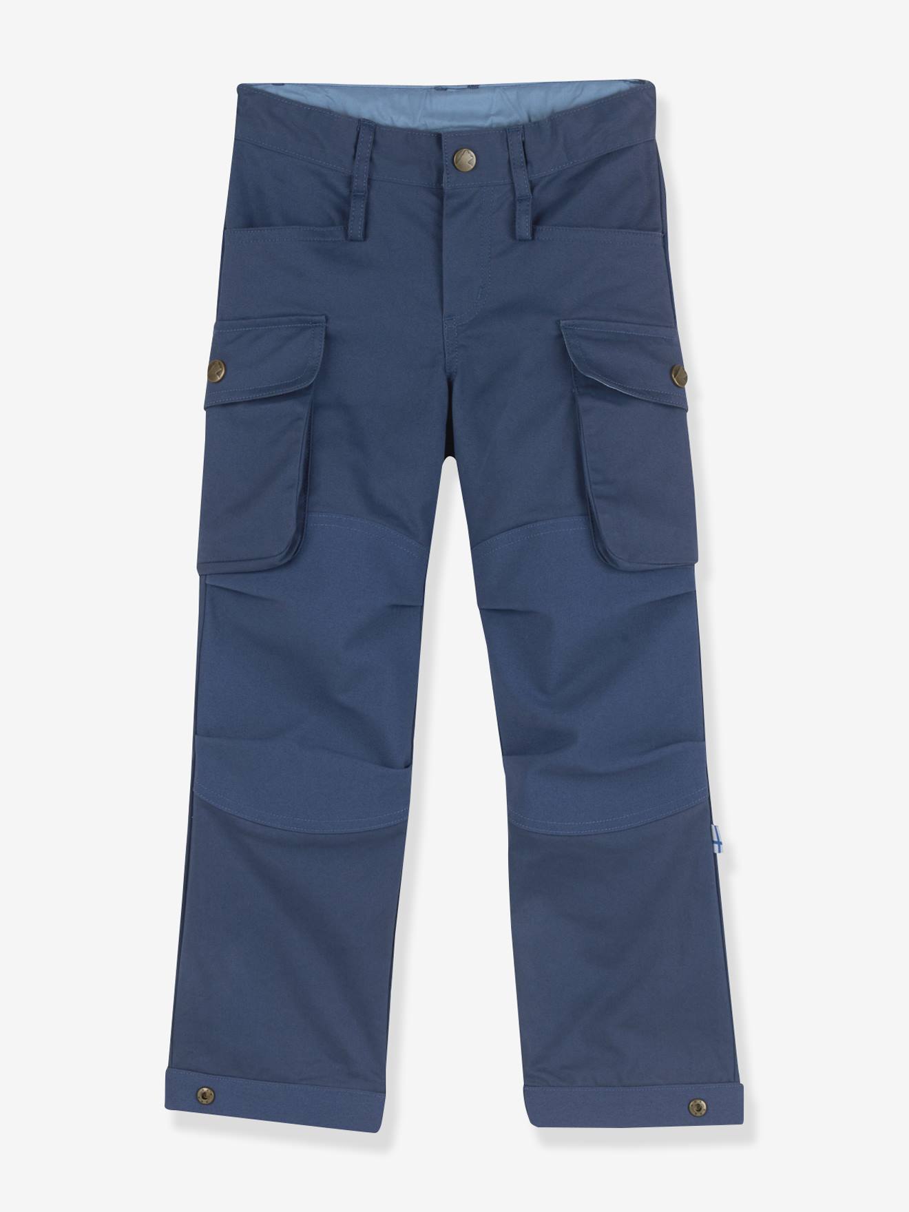 Calças cargo para criança KOSKI CANVAS finkid azul-ganga