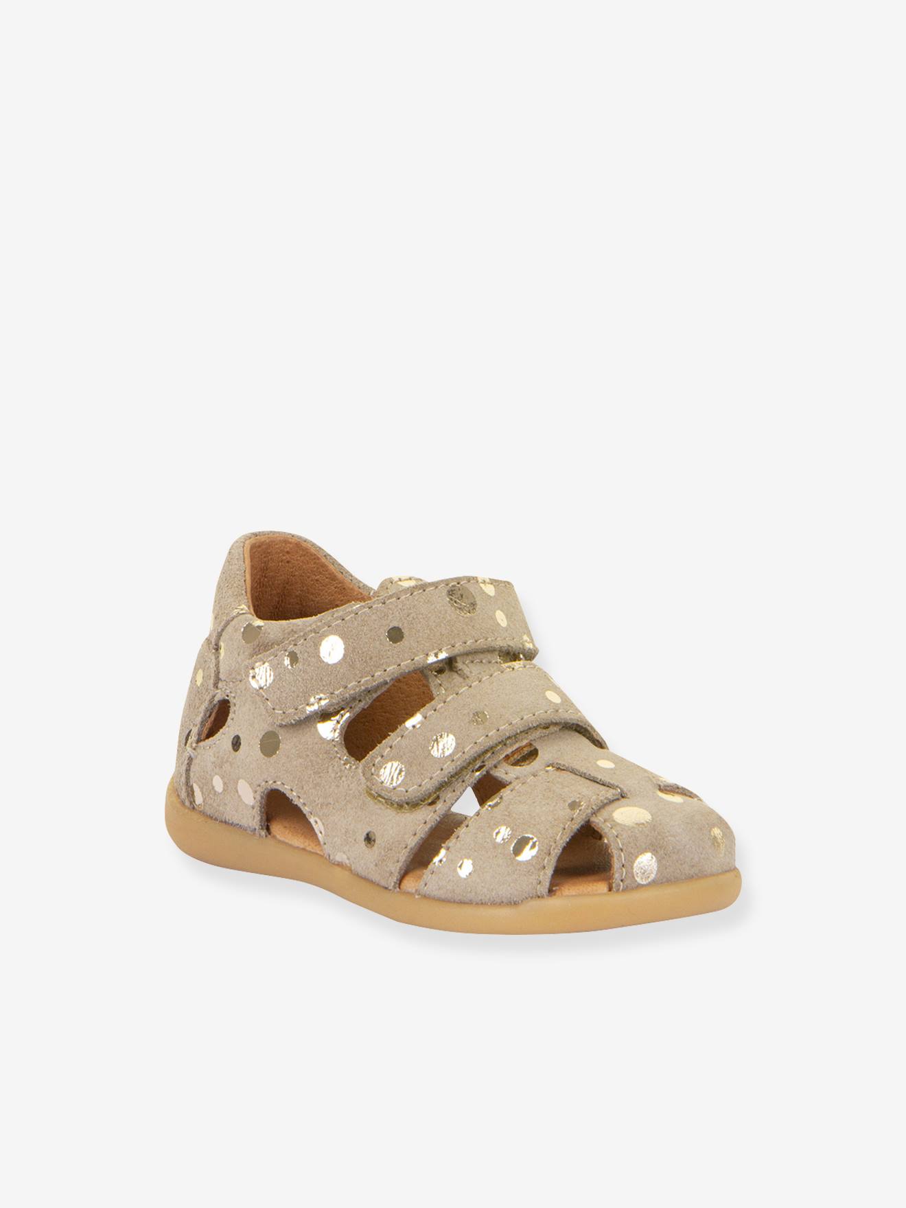 Sandálias fechadas para criança, DALLAS froddo bege