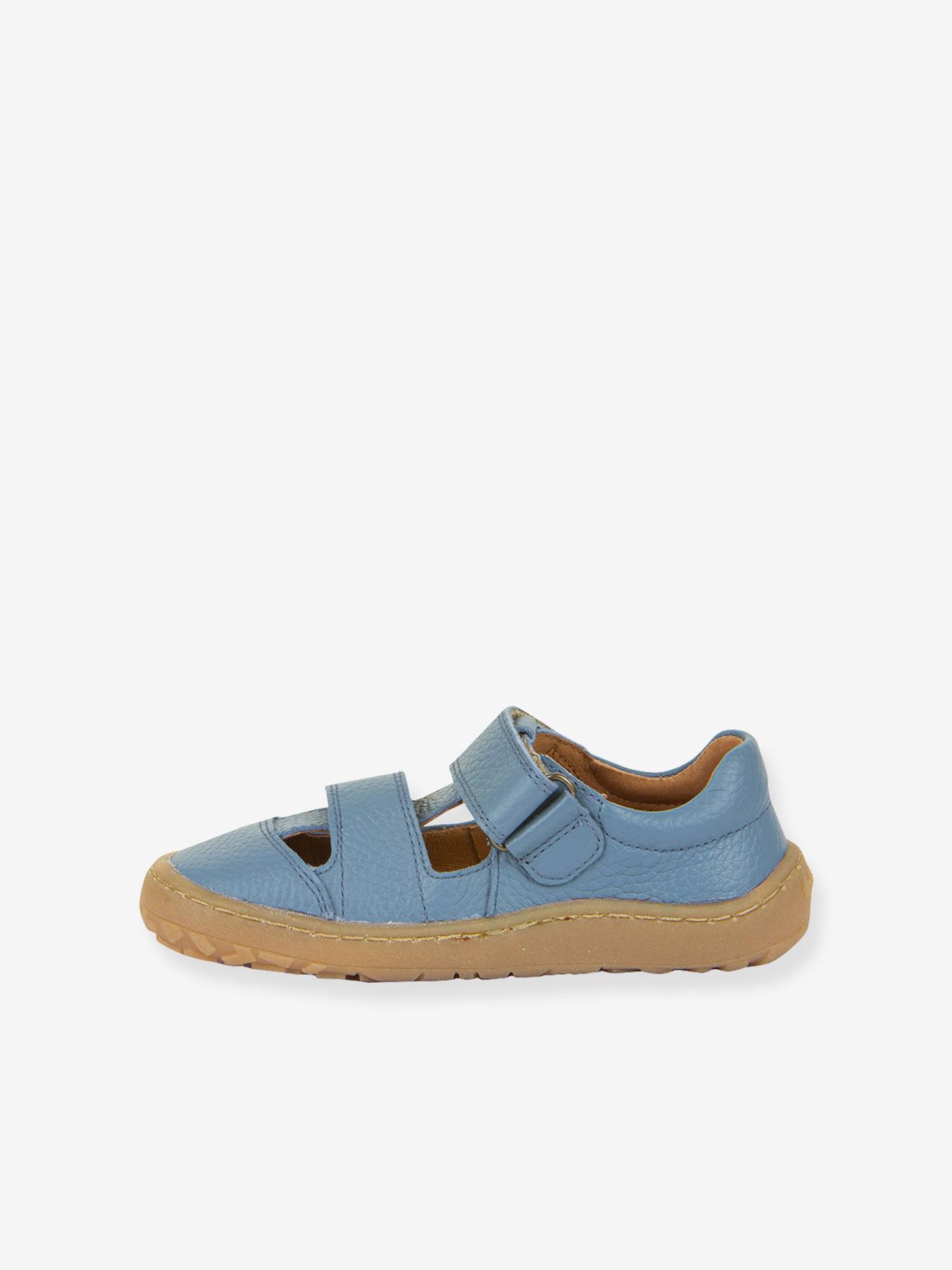 Sandálias de tiras, para criança, BAREFOOT SANDAL froddo azul-céu