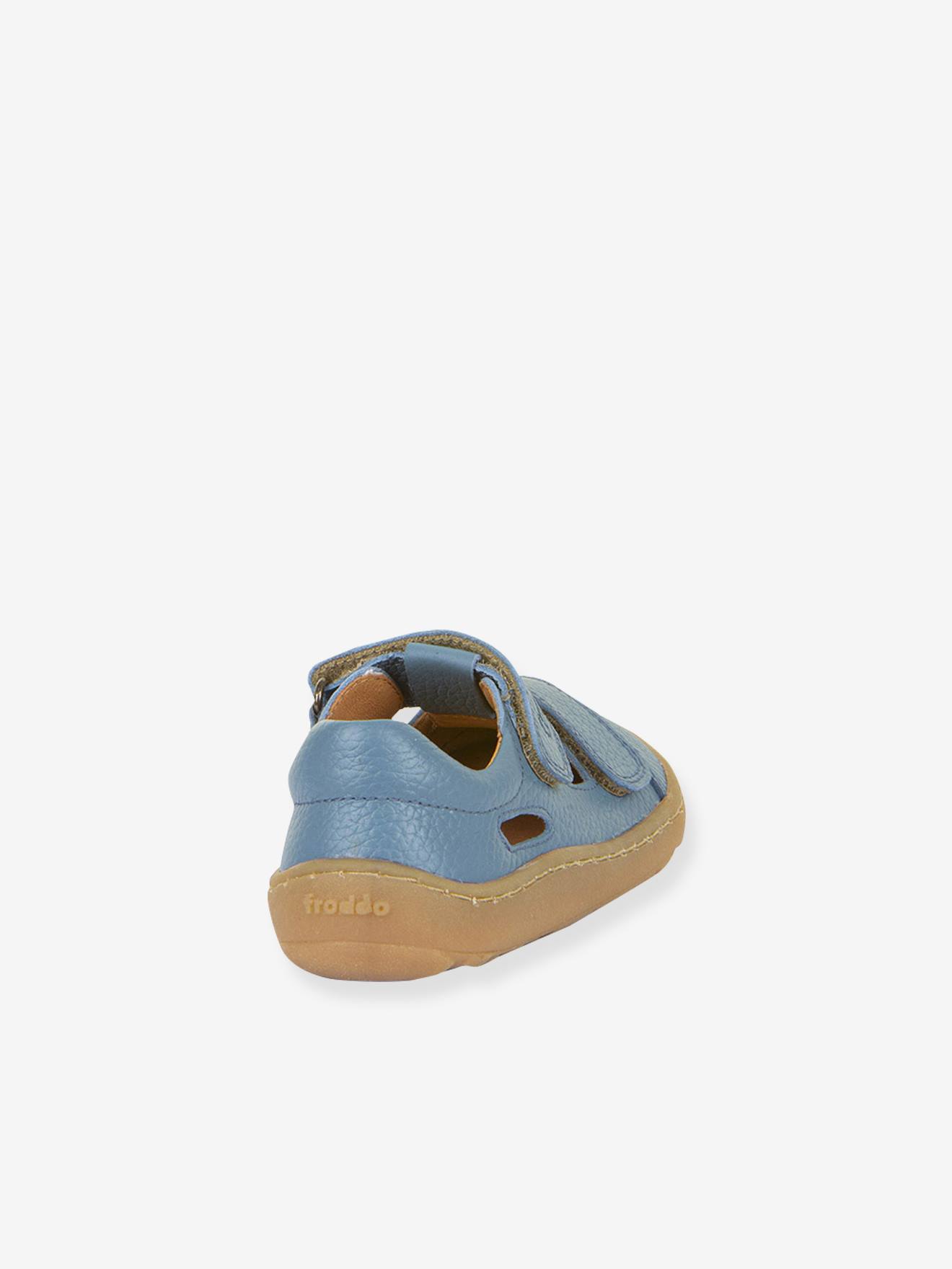 Sandálias de tiras, para criança, BAREFOOT SANDAL froddo azul-céu