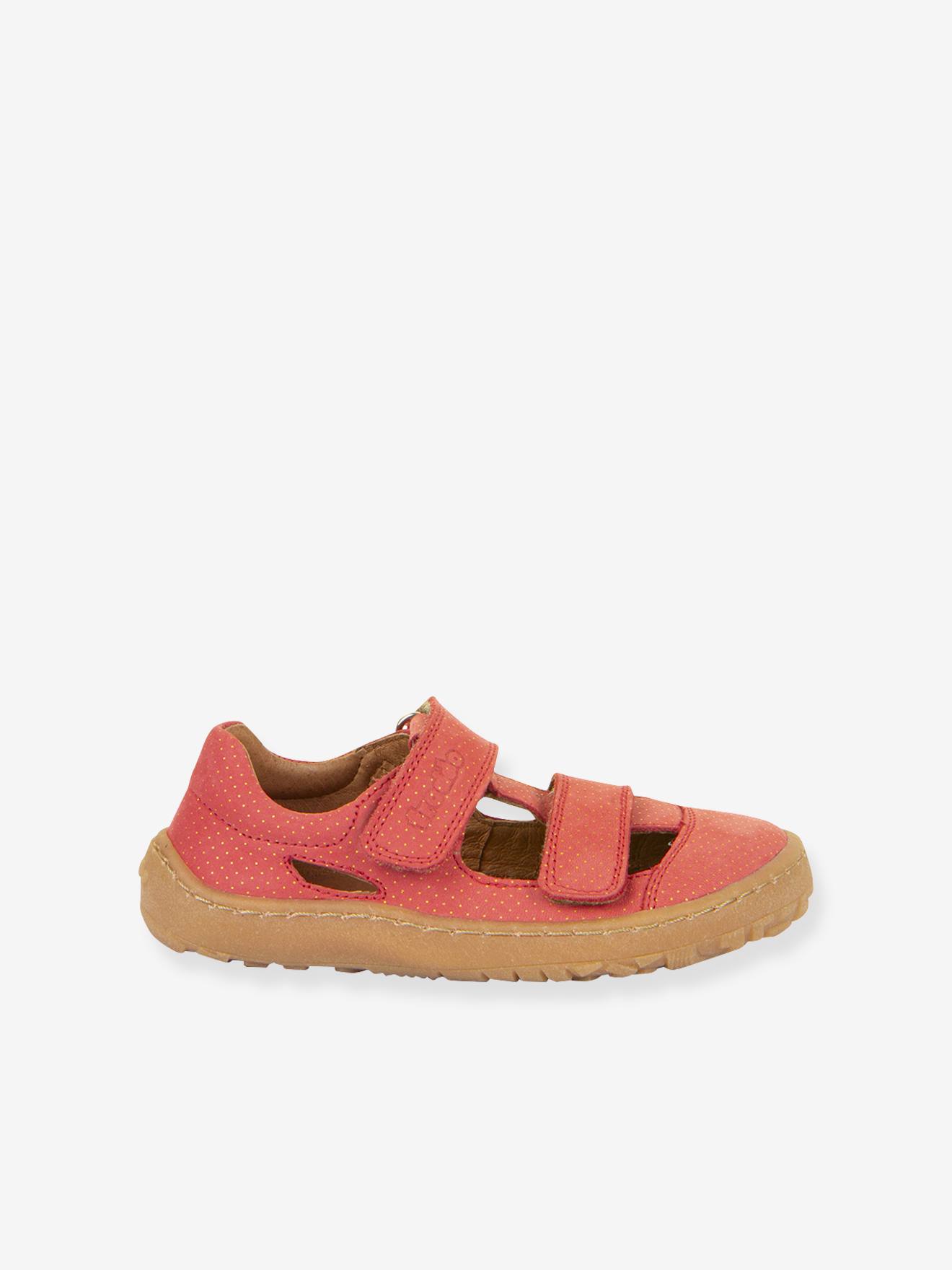Sandálias de tiras, para criança, BAREFOOT SANDAL froddo coral