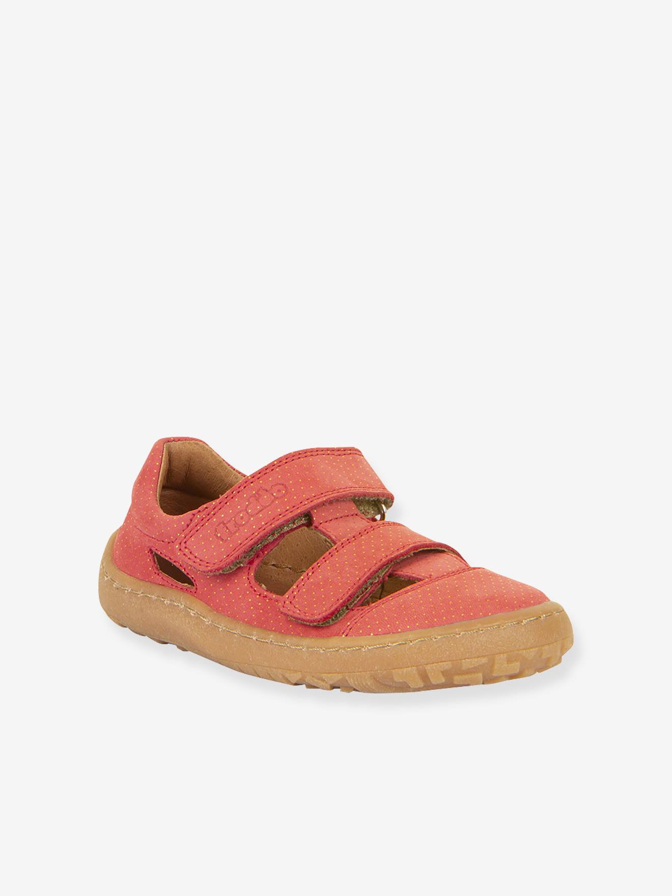 Sandálias de tiras, para criança, BAREFOOT SANDAL froddo coral