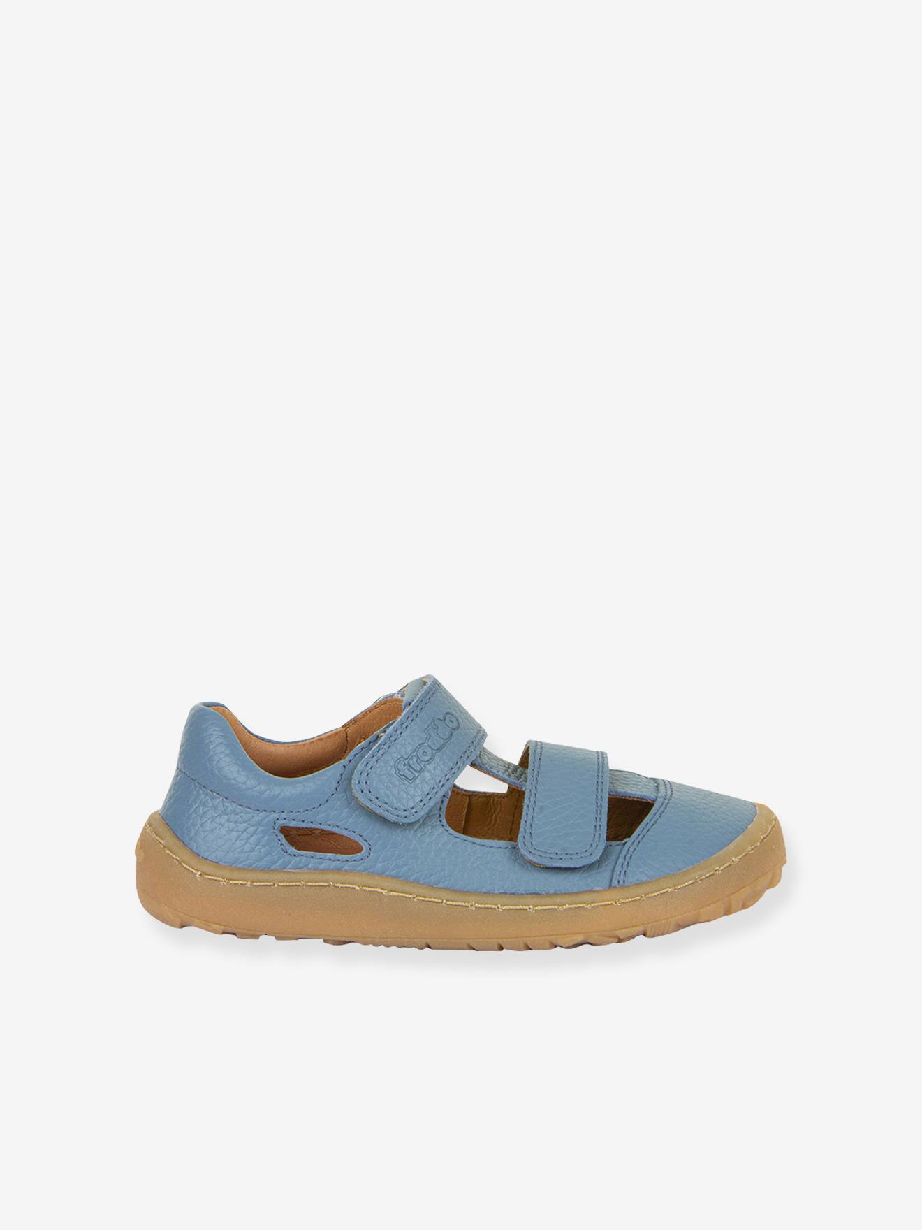 Sandálias de tiras, para criança, BAREFOOT SANDAL froddo azul-céu