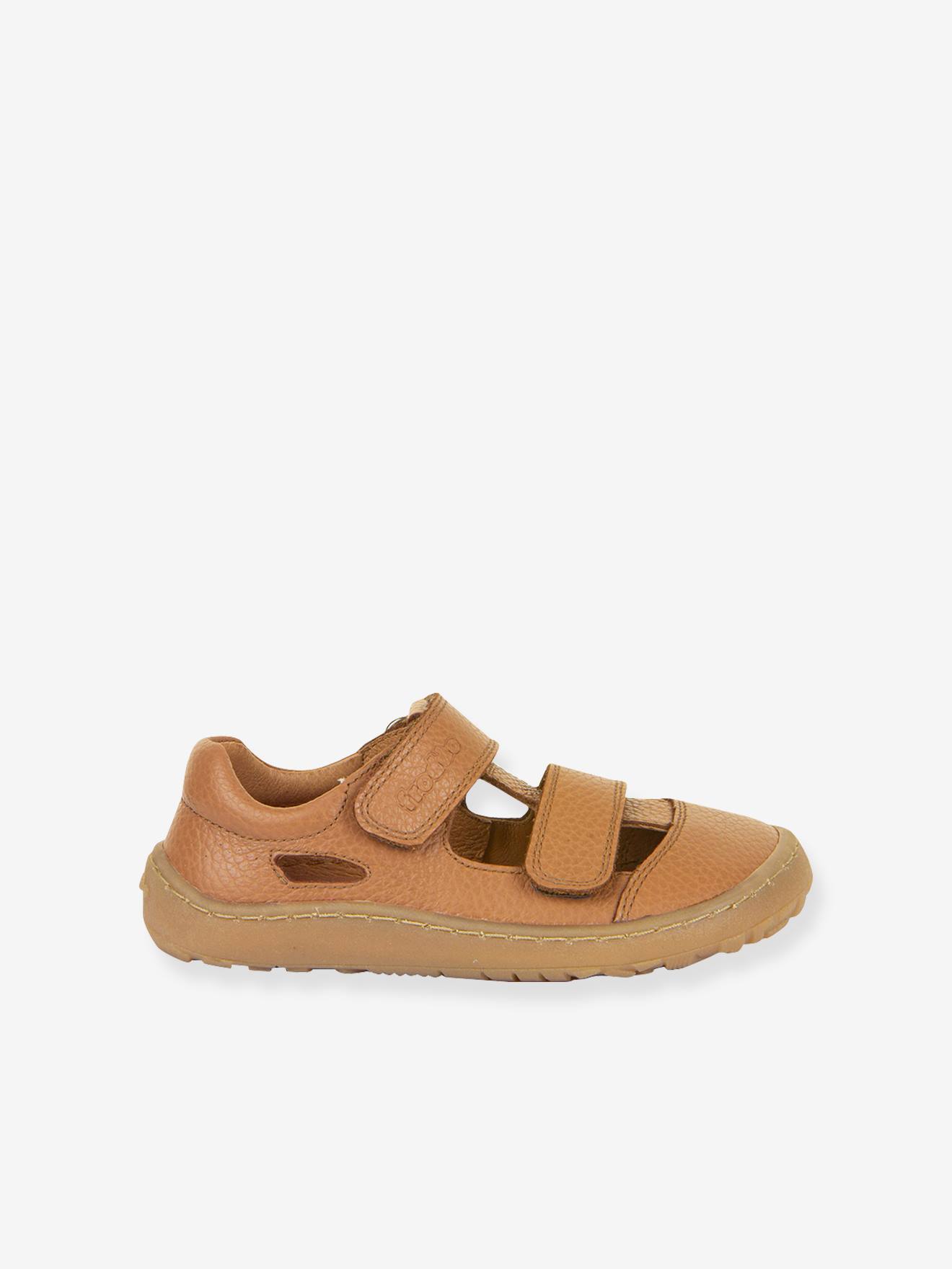 Sandálias de tiras, para criança, BAREFOOT SANDAL froddo caramelo