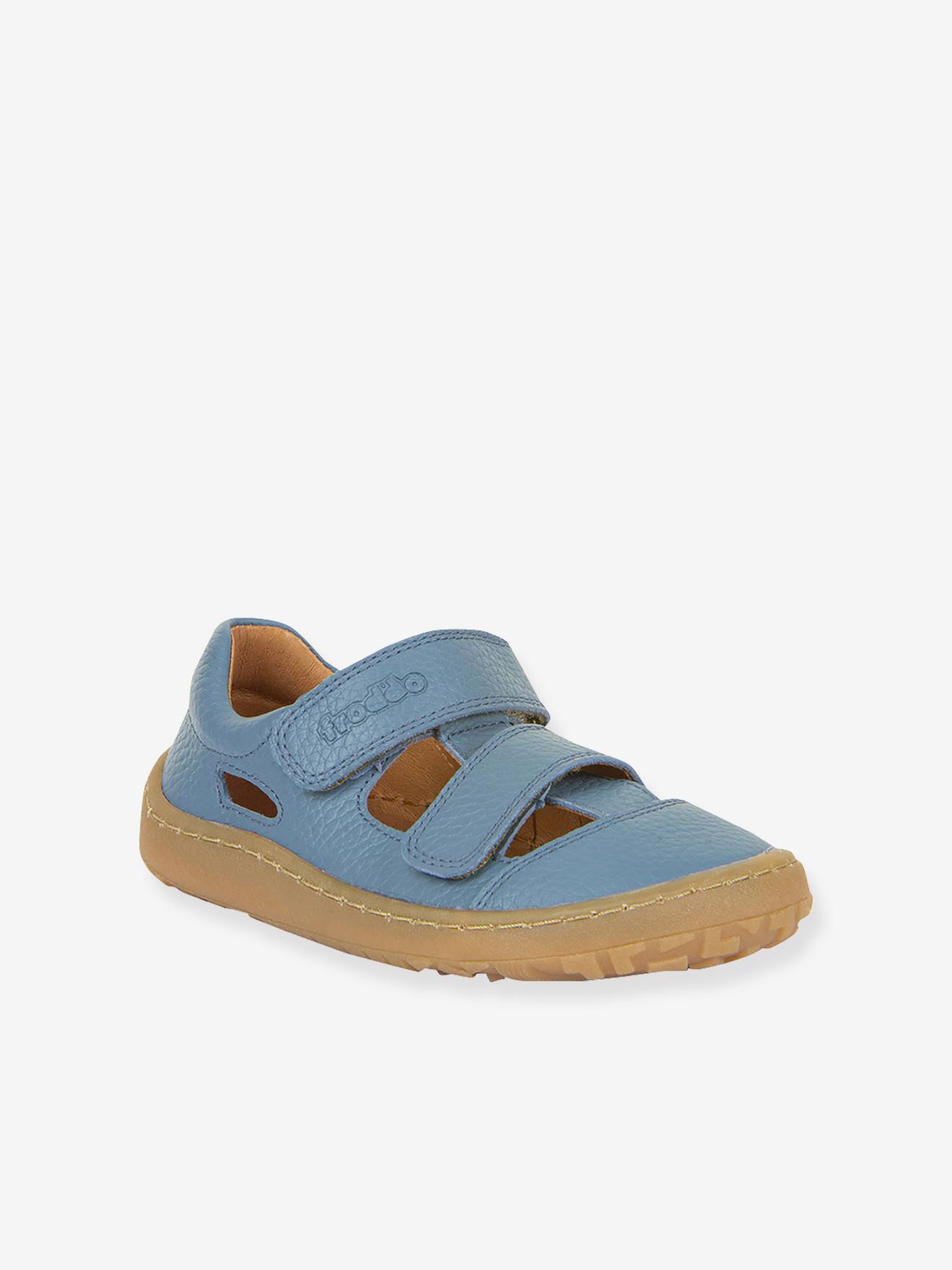 Sandálias de tiras, para criança, BAREFOOT SANDAL froddo azul-céu