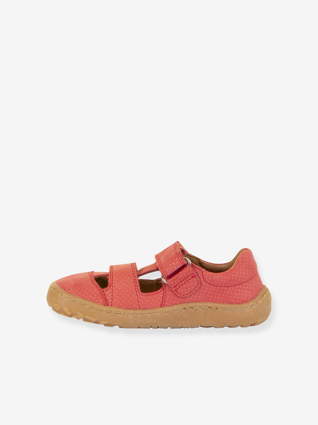 Sandálias de tiras, para criança, BAREFOOT SANDAL froddo coral