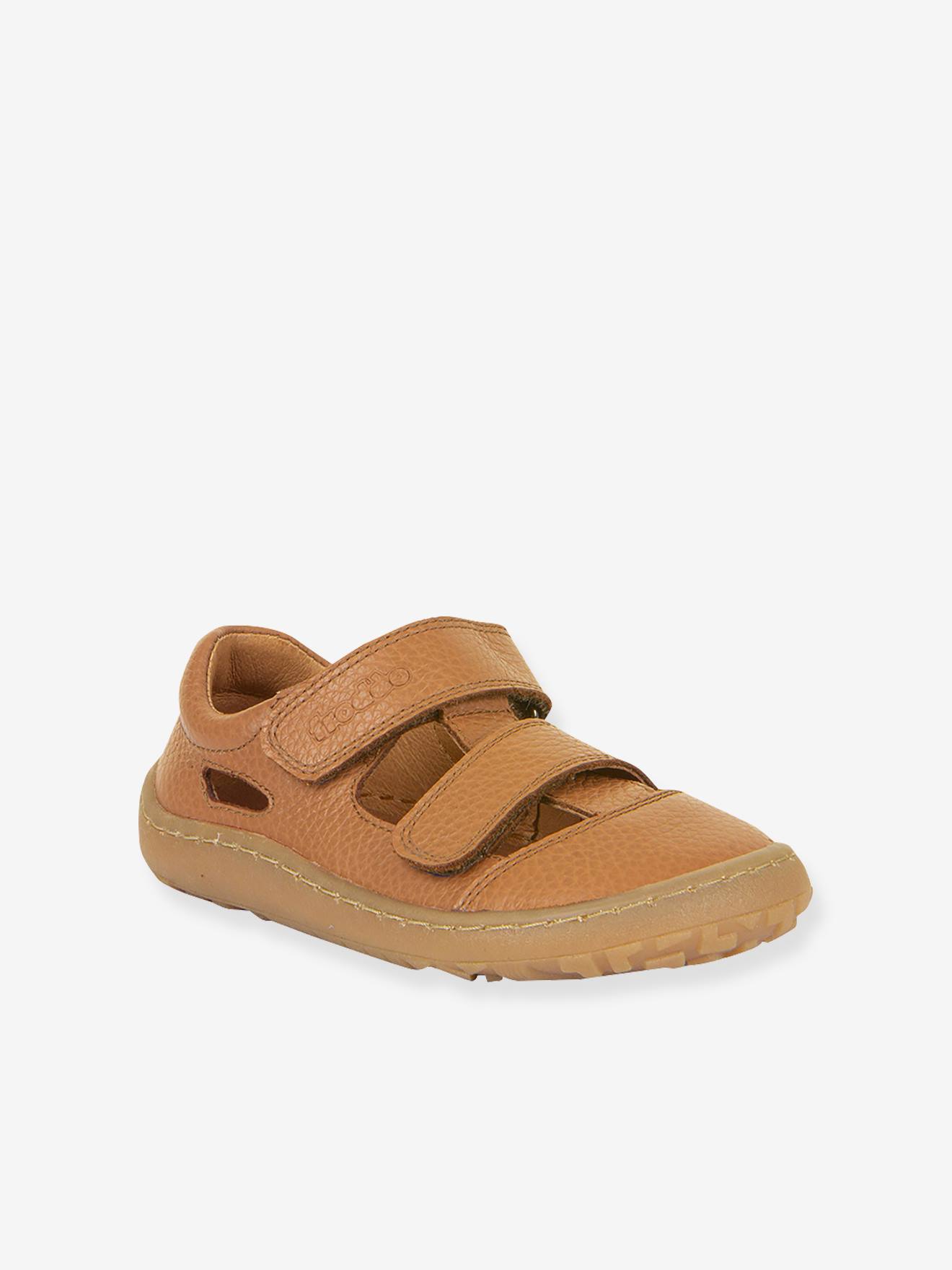 Sandálias de tiras, para criança, BAREFOOT SANDAL froddo caramelo