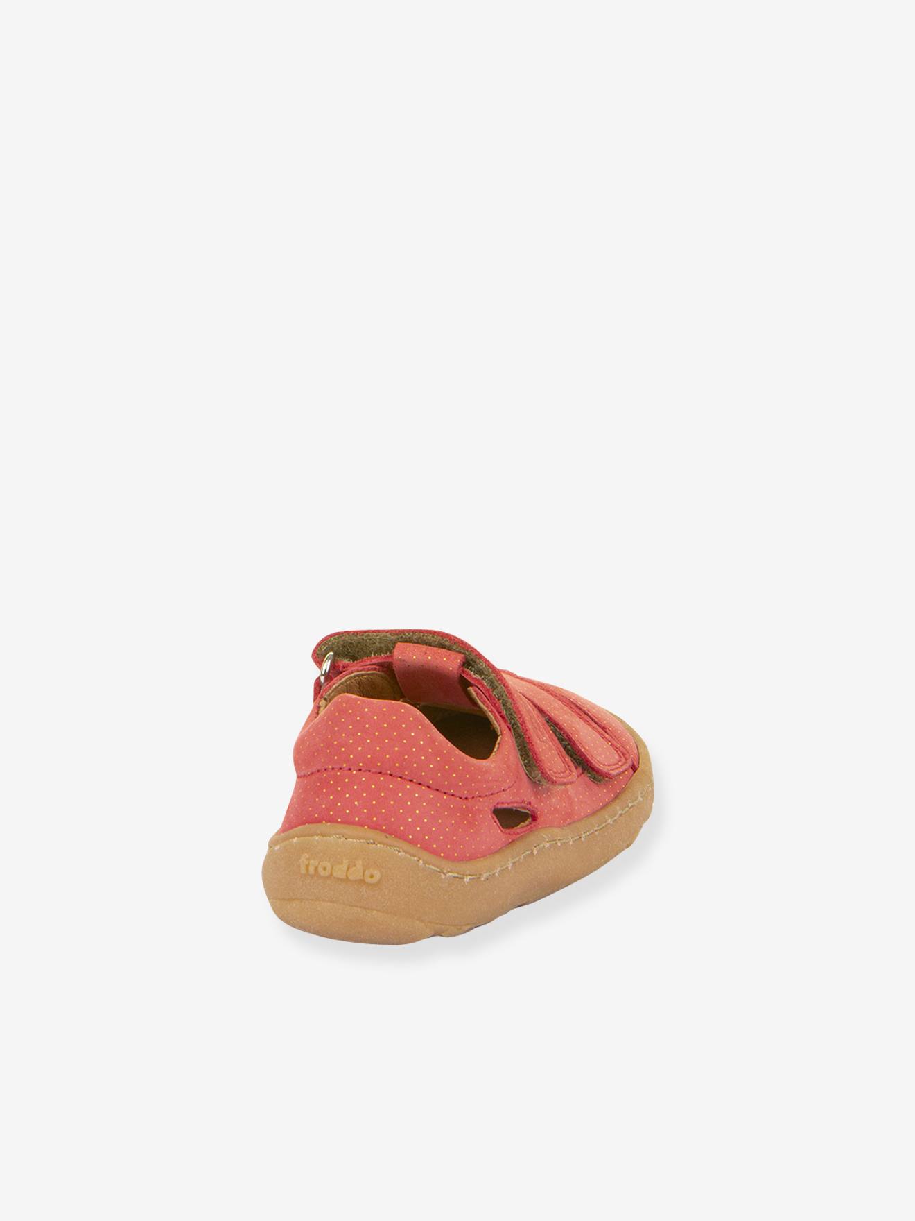 Sandálias de tiras, para criança, BAREFOOT SANDAL froddo coral