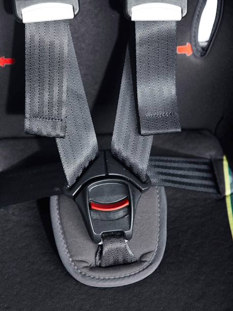 Cadeira-auto VERTBAUDET Kidsit grupo 1/2/3 Cinza estrelas 