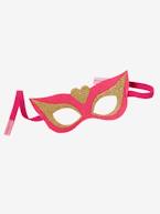 Disfarce de Super Heroína Rosa vivo liso com motivo 