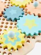 Jogo de engrenagens em madeira Castanho claro bicolor/multico 