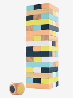 Brinquedos-Jogos de sociedade-Torre do Inferno Montessori, em madeira