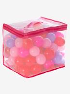 100 bolas em plástico Branco claro bicolor/multicolo+Rosa claro bicolor/multicolor 