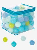 100 bolas em plástico Branco claro bicolor/multicolo+Rosa claro bicolor/multicolor 