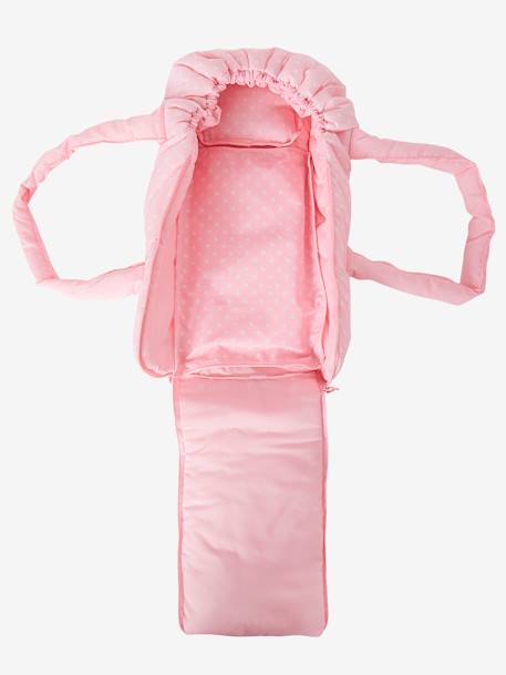 Alcofa para boneca Rosa escuro bicolor/multicolor 