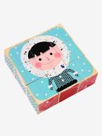 Puzzle de 9 cubos com personagens Vermelho medio bicolor/multico 