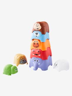 Brinquedos-Jogos de manipulação bebé-Pirâmide de animais em plástico