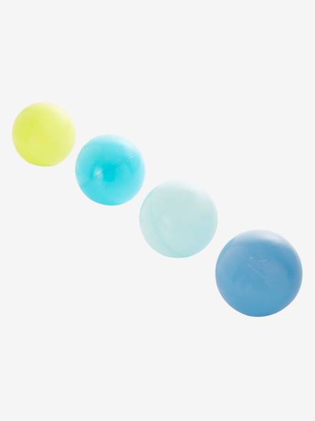 100 bolas em plástico Branco claro bicolor/multicolo+Rosa claro bicolor/multicolor 