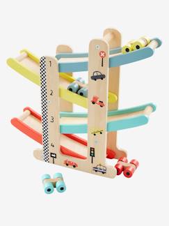 Brinquedos-Escorrega de carrinhos em madeira