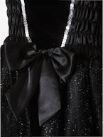 Disfarce de Estrela de Cinema Preto vivo liso com motivo 