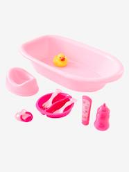 Banheira e acessórios para boneca.  