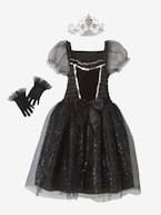 Disfarce de Estrela de Cinema Preto vivo liso com motivo 