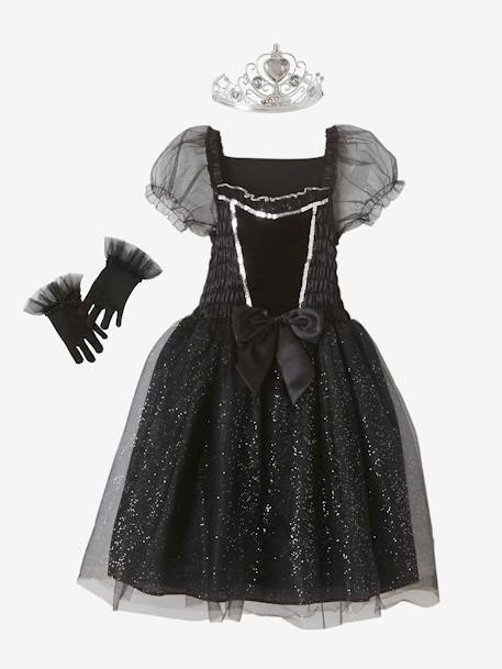 Disfarce de Estrela de Cinema Preto vivo liso com motivo 