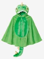 Disfarce de Dinossauro Verde vivo liso com motivo 