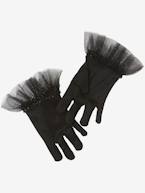 Disfarce de Estrela de Cinema Preto vivo liso com motivo 