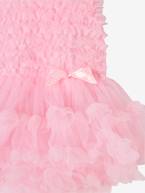 Disfarce de bailarina com cisne Rosa medio liso 