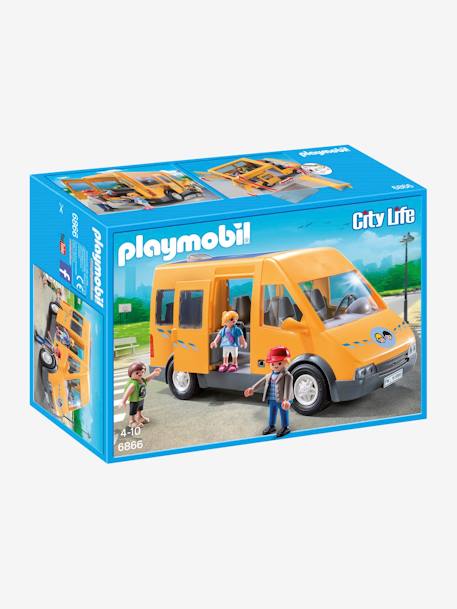 6866 Autocarro da Escola, da Playmobil LARANJA MEDIO LISO COM MOTIVO 