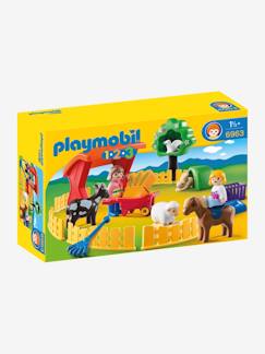 Brinquedos-Figuras e mundos imaginários-6963 Recinto de Animais,  123 Playmobil