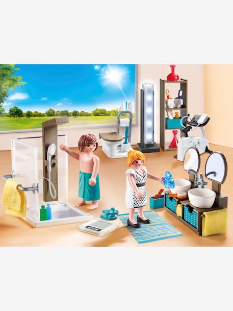 9268 Casa de Banho, da Playmobil BRANCO CLARO LISO COM MOTIVO 