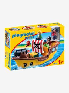 Brinquedos-Figuras e mundos imaginários-9118 Barco Pirata, 123 Playmobil