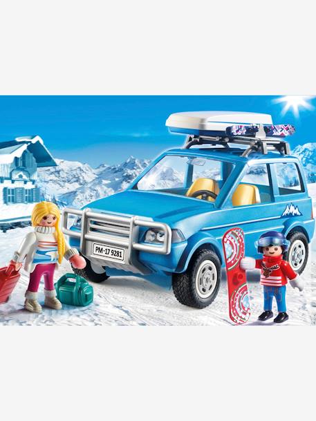 9281 Carro de Neve, da Playmobil AZUL MEDIO LISO COM MOTIVO 