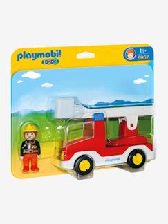 Brinquedos-Figuras e mundos imaginários-6967 Carro dos Bombeiros, 123 Playmobil