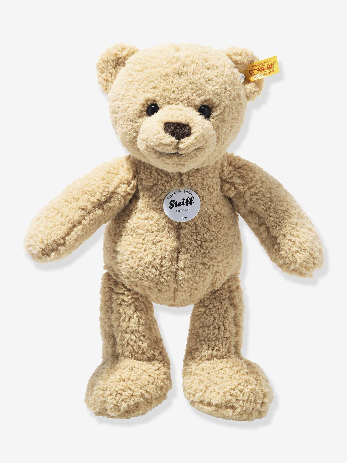 Urso de peluche para criança BEN Steiff 30 cm bege