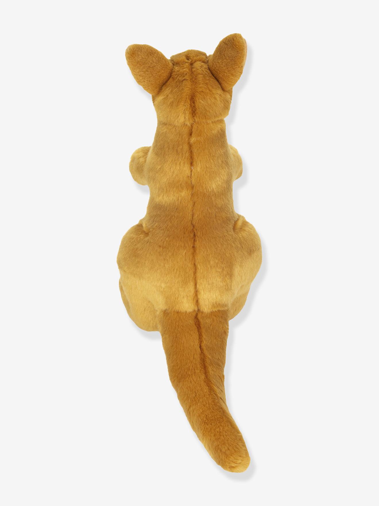 Peluche Canguru com Bebé 30 cm Teddy Hermann castanho