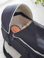 Alcofa leve VERTBAUDET Antracite/estrelas+Cinza 